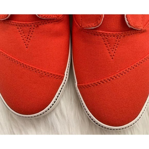 TOMS Red Canvas Pasadena Slip-On Sneaker - Picture 9 of 13